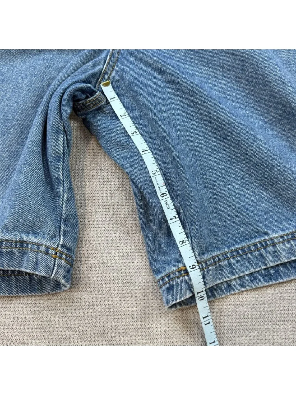Denim Carpenter Shorts Mens Size 40 Blue Casual Workwear 100% Cotton Pockets